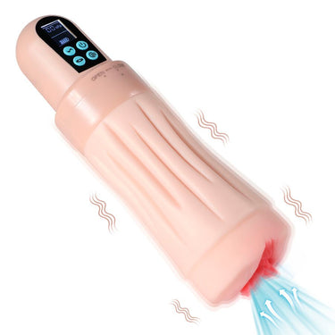 Masturbatore Vagina Realistica con Vibrazione e Aspirazione XISE